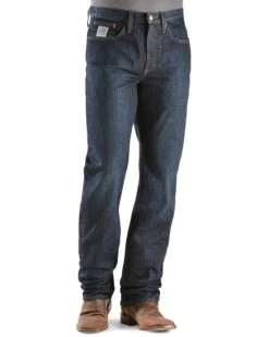 Cinch Men's Silver Label Dark Wash Slim Straight Jeans -Optimal Clothing Store 010C84 L7 P2