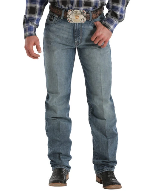 Cinch Men's Black Label 2.0 Medium Wash Jeans - Image 4