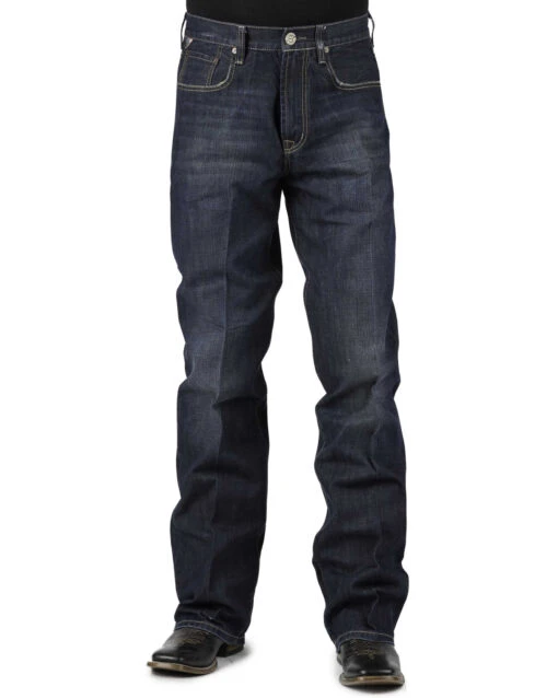 Stetson Men's 1312 Relaxed Fit Straight Leg Jeans - Image 3