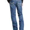 Rock & Roll Denim Men's FR Medium Wash Double Barrel Relaxed Fit Bootcut Jeans -Optimal Clothing Store 0864K1 88 P1