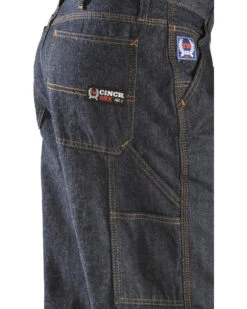 Cinch Men's Blue Label Carpenter WRX Flame Resistant Jeans - 38" Inseam -Optimal Clothing Store 086N84 S2 D1