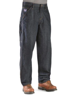 Cinch Men's Blue Label Carpenter WRX Flame Resistant Jeans - 38" Inseam -Optimal Clothing Store 086N84 S2 P2