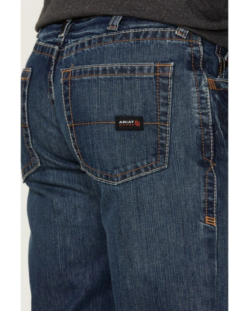 Ariat Men's FR M5 Straight Leg Work Jeans - Image 4