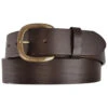 Justin Men's Basic Leather Belt -Optimal Clothing Store 120H38 41 P1