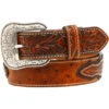 Ariat Men's Ostrich Print Circle Concho Belt -Optimal Clothing Store 2000206812 200 P1