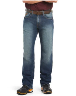 Ariat Men's Rebar M3 Loose Fit Sierra Wash Straight Jeans