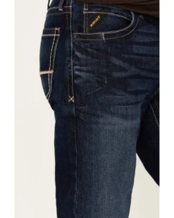 Ariat Men's Rebar M4 Edge Low Rise Maritime Wash Bootcut Jeans -Optimal Clothing Store 2000223032 400 P2
