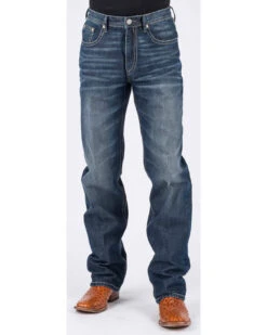 Stetson Men's 1520 Standard Fit Straight Jeans -Optimal Clothing Store 2000234822 400 P2