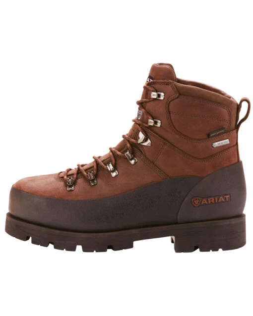 Ariat Men's Linesman Ridge 6" EH Insulated Work Boots - Round Composite Toe - Image 2