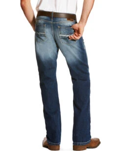 Ariat Men's Blue M5 Slim Fit Jeans - Straight Leg