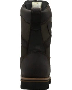 Ad Tec Men's 11" Cordura Waterproof 400G Leather Boots - Round Toe -Optimal Clothing Store 2000251895 201 BK