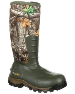 Rocky Men's Sport Pro Insulated Waterproof Rubber Boots - Round Toe