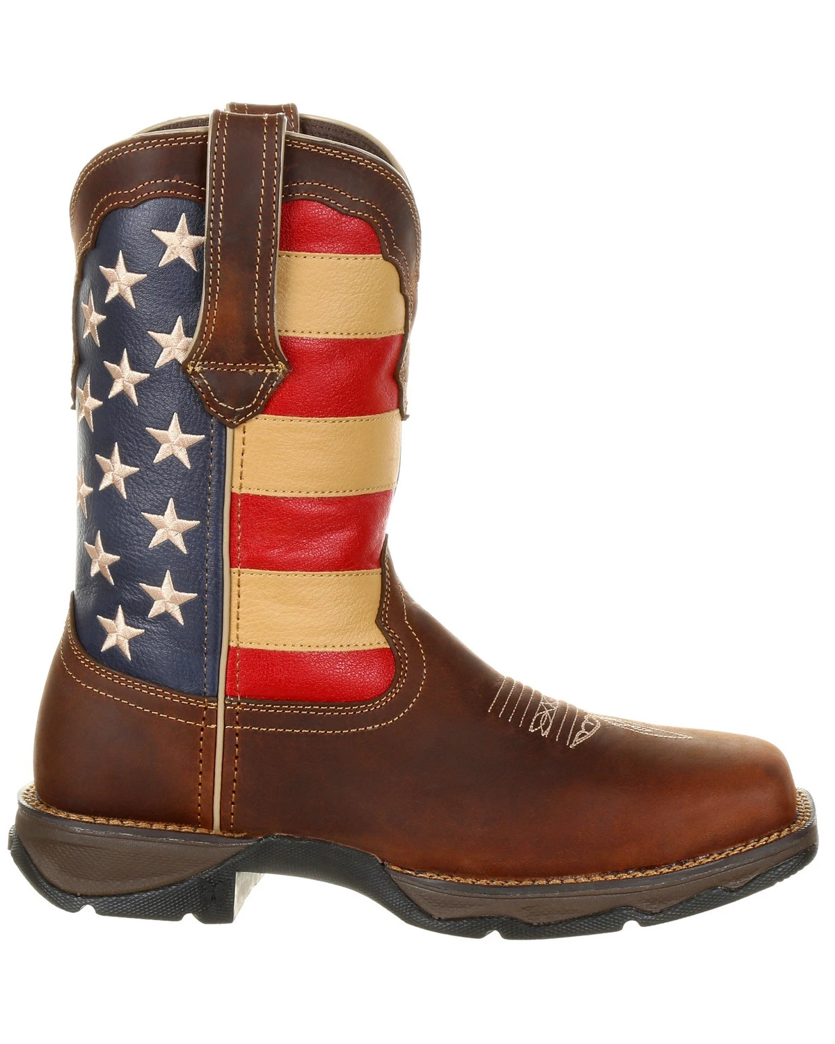 Durango Women's Lady Rebel Patriotic Flag Work Boots - Steel Toe 4 Durango Women's Lady Rebel Patriotic Flag Work Boots - Steel Toe - Image 2