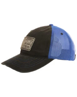 Rock & Roll Denim Men's Rubber Logo Patch Trucker Cap -Optimal Clothing Store 2000283221 001 P2