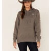 Ariat Women's Charcoal Logo Hoodie -Optimal Clothing Store 2000283447 022 P1