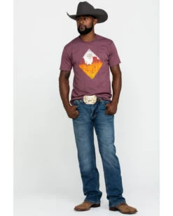 Rock & Roll Denim Men's X Stitch Double Barrel Relaxed Straight Jeans -Optimal Clothing Store 2000283474 400 P3