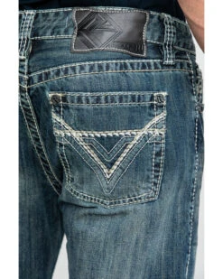 Rock & Roll Denim Men's Pistol Med Bootcut Jeans -Optimal Clothing Store 2000283476 400 P5