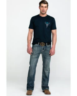 Rock & Roll Denim Men's Pistol Med Bootcut Jeans -Optimal Clothing Store 2000283476 400 P6