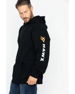 Hawx Men's Logo Sleeve Hooded Work Sweatshirt - Big -Optimal Clothing Store 2000284106 001 P4