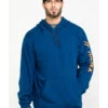 Hawx Men's Logo Sleeve Performance Fleece Hooded Work Sweatshirt - Big & Tall -Optimal Clothing Store 2000284118 400 P1