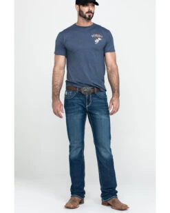 Cinch Men's Ian Medium Stone Wash Slim Boot Jeans -Optimal Clothing Store 2000288366 402 P6