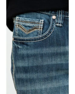 Rock & Roll Cowboy Men's Reflex Double Barrel Relaxed Bootcut Jeans -Optimal Clothing Store 2000289965 400 P4