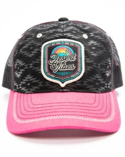 Rock & Roll Denim Men's Desert Vibes Logo Southwestern Cap -Optimal Clothing Store 2000290026 001 P4
