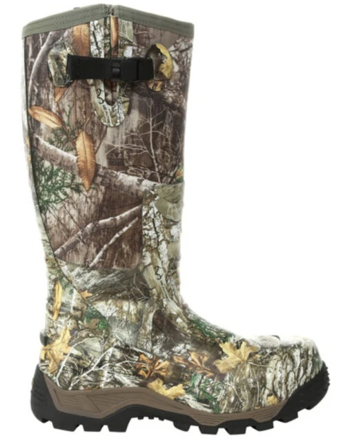 Rocky Men's Camo Rubber Snake Boots - Round Toe - Image 2