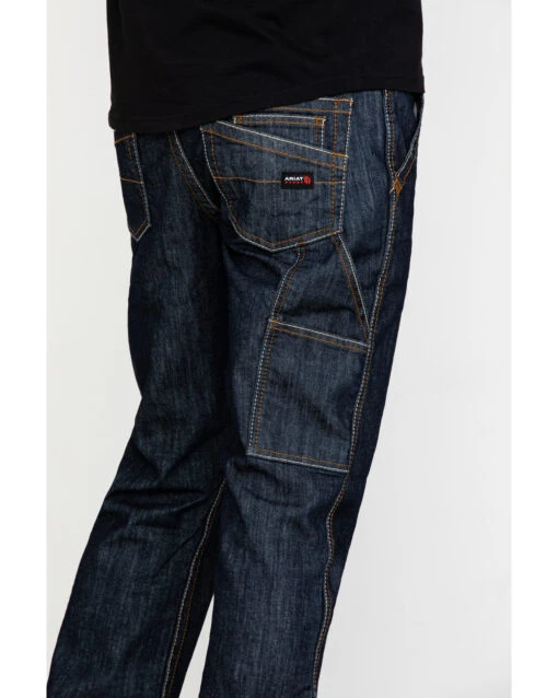 Ariat Men's FR M4 Workhorse Duralight Low Stretch Straight Work Jeans - Image 4