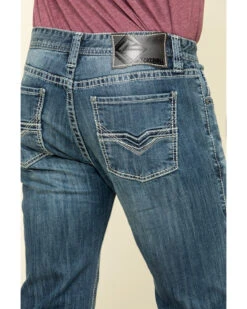 Rock & Roll Denim Men's Revolver Stretch Slim Straight Jeans -Optimal Clothing Store 2000295463 400 P2