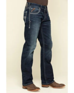 Ariat Men's M5 Nightingale Dark Stretch Stackable Slim Straight Jeans -Optimal Clothing Store 2000312791 400 P3
