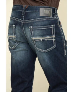 Ariat Men's M5 Nightingale Dark Stretch Stackable Slim Straight Jeans -Optimal Clothing Store 2000312791 400 P4