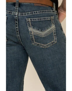 Cody James Core Men's High Roller Top Tier Medium Wash Stretch Slim Bootcut Jeans -Optimal Clothing Store 2000312860 400 P4