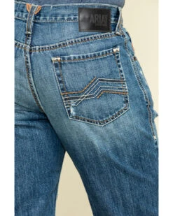 Ariat Men's Riverbend Val Stackable Rigid Relaxed Bootcut Jeans -Optimal Clothing Store 2000322090 400 P4