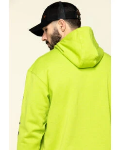 Ariat Men's Lime Heather Rebar Graphic Hooded Work Sweatshirt 12 Ariat Men's Lime Heather Rebar Graphic Hooded Work Sweatshirt -Optimal Clothing Store 2000322153 300 P5