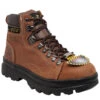 Ad Tec Women's Brown 6" Work Boots - Steel Toe -Optimal Clothing Store 2000323290 200 P1