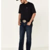 Cinch Men's Ian Rinse Dark Performance Stretch Slim Bootcut Jeans -Optimal Clothing Store 2000330782 402 P1