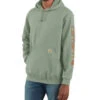 Carhartt Men's Loose Fit Midweight Logo Sleeve Graphic Hooded Sweatshirt - Big 1 Carhartt Men's Loose Fit Midweight Logo Sleeve Graphic Hooded Sweatshirt - Big -Optimal Clothing Store 2000330863 300 P1