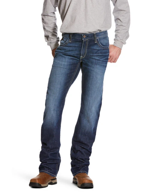 Ariat Men's M5 Ryley Slim Stackable Straight Leg Work Jeans - Big - Image 2