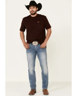 Rock & Roll Denim Men's Light Vintage Revolver Stretch Slim Straight Jeans -Optimal Clothing Store 2000333354 400 P3