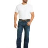 Ariat Men's M4 Ford Bragg Dark Stretch Relaxed Bootcut Jeans -Optimal Clothing Store 2000333954 400 P1