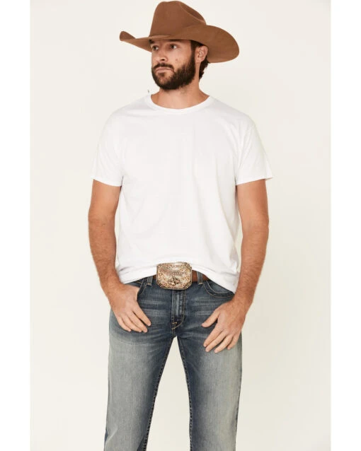 Ariat Men's M4 Kentucky Stockton Stretch Relaxed Straight Jeans - Big - Image 2