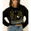 Country Deep Women's Desperado Cropped Hooded Sweatshirt -Optimal Clothing Store 2000335281 001 P1