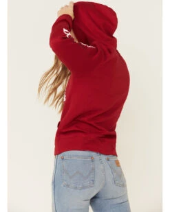 Brew City Beer Gear Women's Budweiser Graphic Hooded Sweatshirt -Optimal Clothing Store 2000336457 600 P5