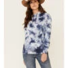 Hooey Women's Tie Die Logo Graphic Hoodie -Optimal Clothing Store 2000337409 410 P1