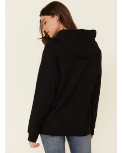 Ruby's Rubbish Women's She's A Good Girl USA Seal Graphic Hooded Sweatshirt -Optimal Clothing Store 2000337415 001 P4