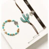 Prime Time Jewelry Women's Cactus Beaded Bracelet Set -Optimal Clothing Store 2000338285 040 P1