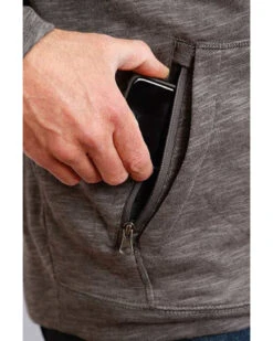 Stetson Men's USA Slub French Terry Hooded Sweatshirt -Optimal Clothing Store 2000339697 020 P3