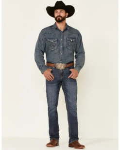 Cody James Men's Dark Wash Courtright Stretch Slim Straight Jeans