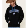 Cinch Men's Solid Black Logo Brand Hooded Sweatshirt -Optimal Clothing Store 2000345605 001 P1